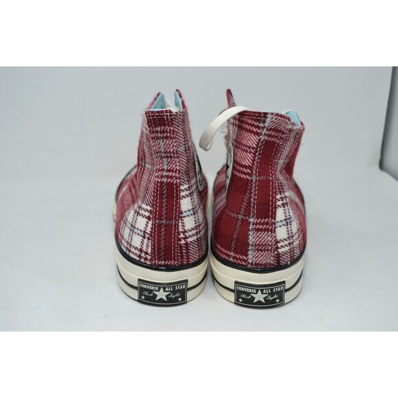 Converse Chuck Taylor All Star 70 Hi Red White Plaid Pack W13.5/ M 11.5 -162403C - Picture 5 of 16